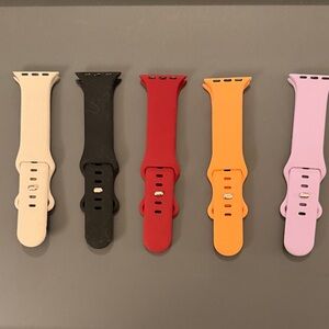 Apple Watch Silicone Bands - Multi-Color Set